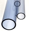 Transparent PVCu tube
